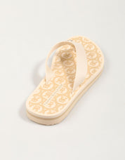 CHANCLAS TOMMY HILFIGER TH EMBLEM BEACH SANDAL en color Beige
