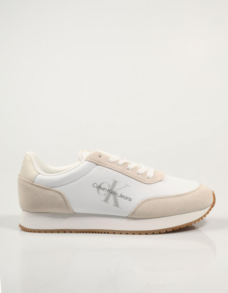ZAPATILLAS CALVIN KLEIN RETRO en color Blanco