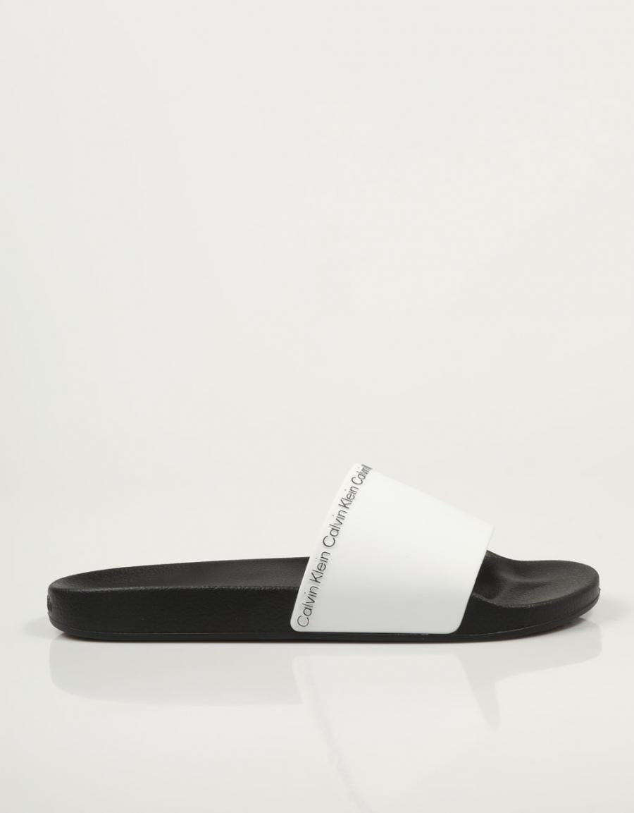 CHANCLAS CALVIN KLEIN POOL en color Blanco