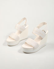 SANDALIAS CALVIN KLEIN WEDGE en color Blanco