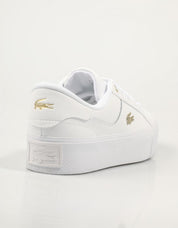 ZAPATILLAS LACOSTE ZIANE PLATFORM 124 2 CFA en color Blanco