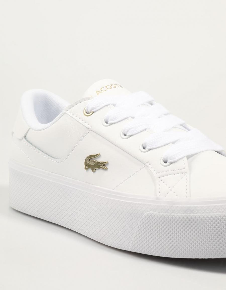 ZAPATILLAS LACOSTE ZIANE PLATFORM 124 2 CFA en color Blanco