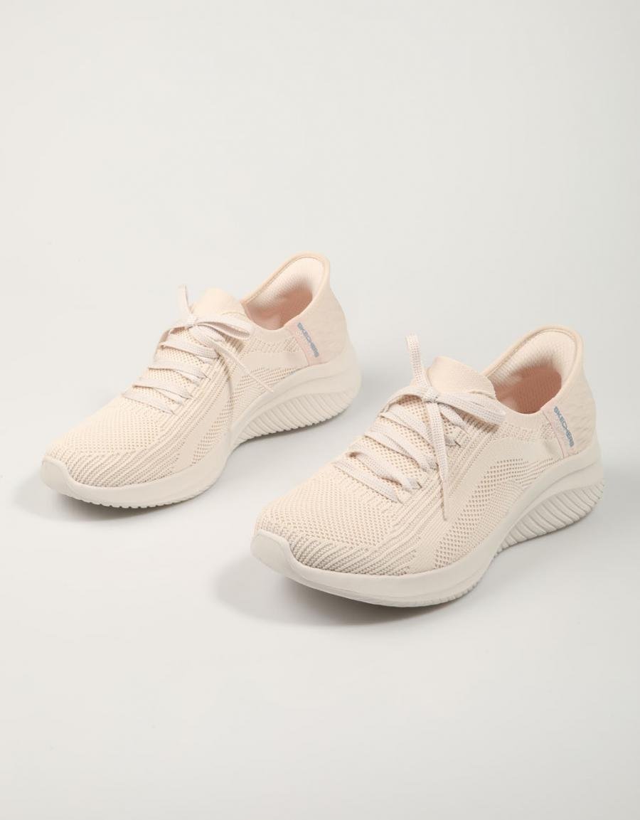 ZAPATILLAS SKECHERS SLIP INS ULKTRA FLEX 3 0 en color Beige
