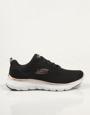 ZAPATILLAS SKECHERS FLEX en color Negro