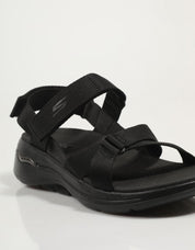 SANDALIAS SKECHERS GO WALK en color Negro