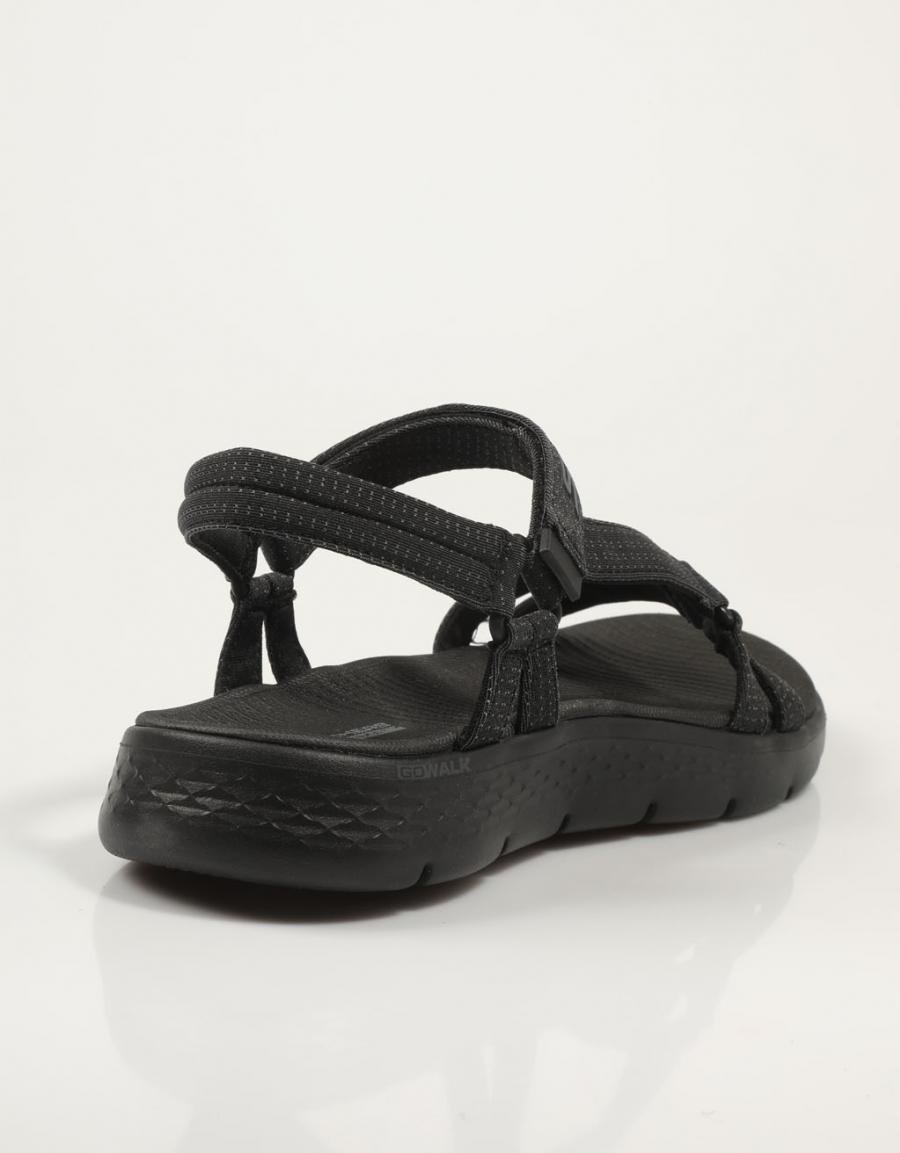 Skechers gehen gehen flex sandale sublime sandalen in schwarz