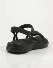 Skechers gehen gehen flex sandale sublime sandalen in schwarz