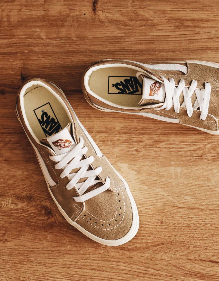 ZAPATILLAS VANS SK8 LOW en color Beige