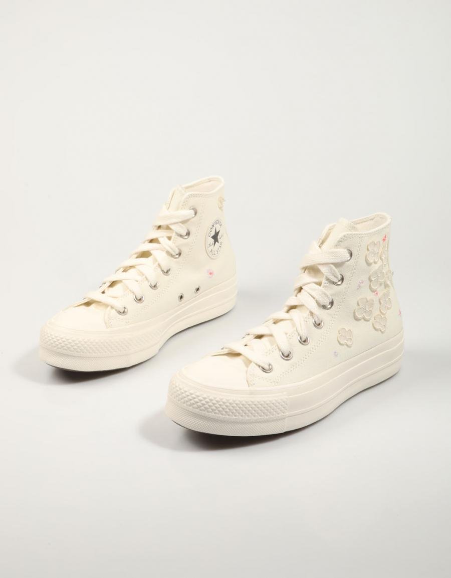 Tênis CONVERSE Chuck Taylor All Star Lift in Beige Color