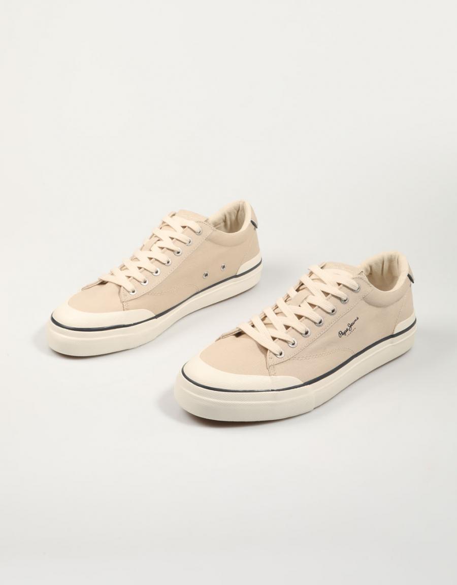 ZAPATILLAS PEPE JEANS BEN BASIC - PMS31044 en color Beige