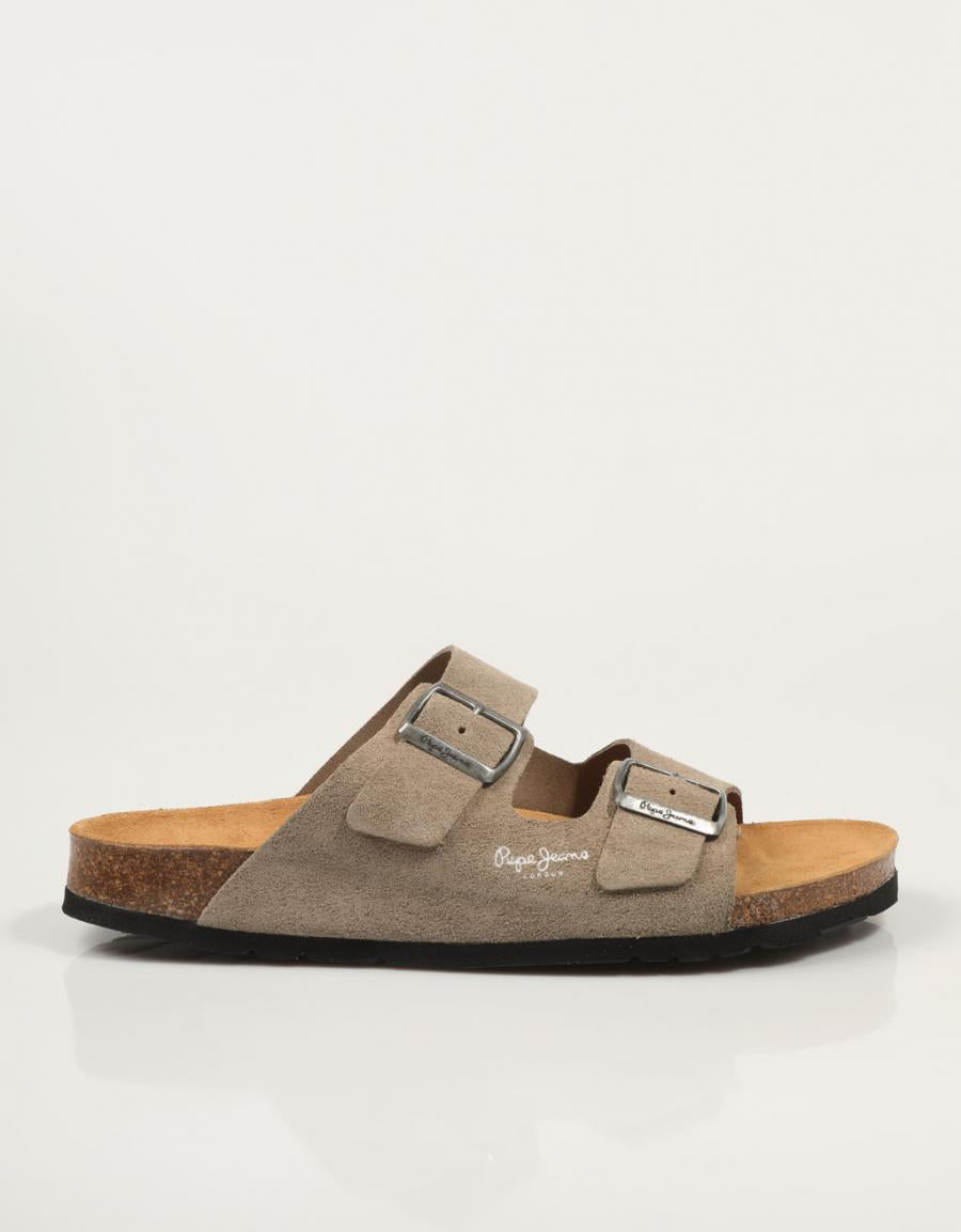 SANDALIAS PEPE JEANS BIO SUEDE M - PMS90112 en color Beige