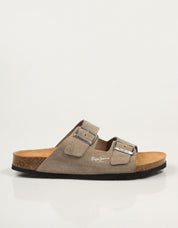 SANDALIAS PEPE JEANS BIO SUEDE M - PMS90112 en color Beige