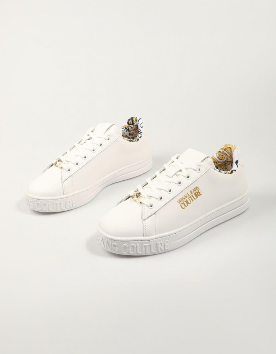 ZAPATILLAS VERSACE FONDO COURT 88 DIS. SKL SHOES en color Blanco