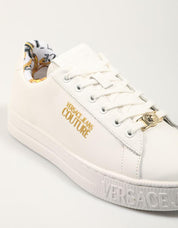 ZAPATILLAS VERSACE FONDO COURT 88 DIS. SKL SHOES en color Blanco