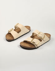 BIOS BIRKENSTOCK ARIZONA BIG BUCKLE LENB en color Beige