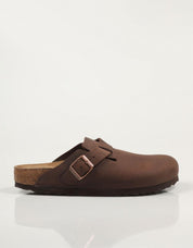 Birkenstock Boston Leoi in colore marrone