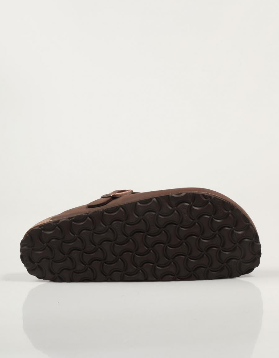 Birkenstock Boston Leoi in colore marrone
