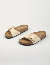BIOS BIRKENSTOCK MADIRD BIG BUCKLE en color Beige