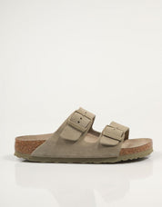 Zuecos birkenstock arizona sfb en color kaki