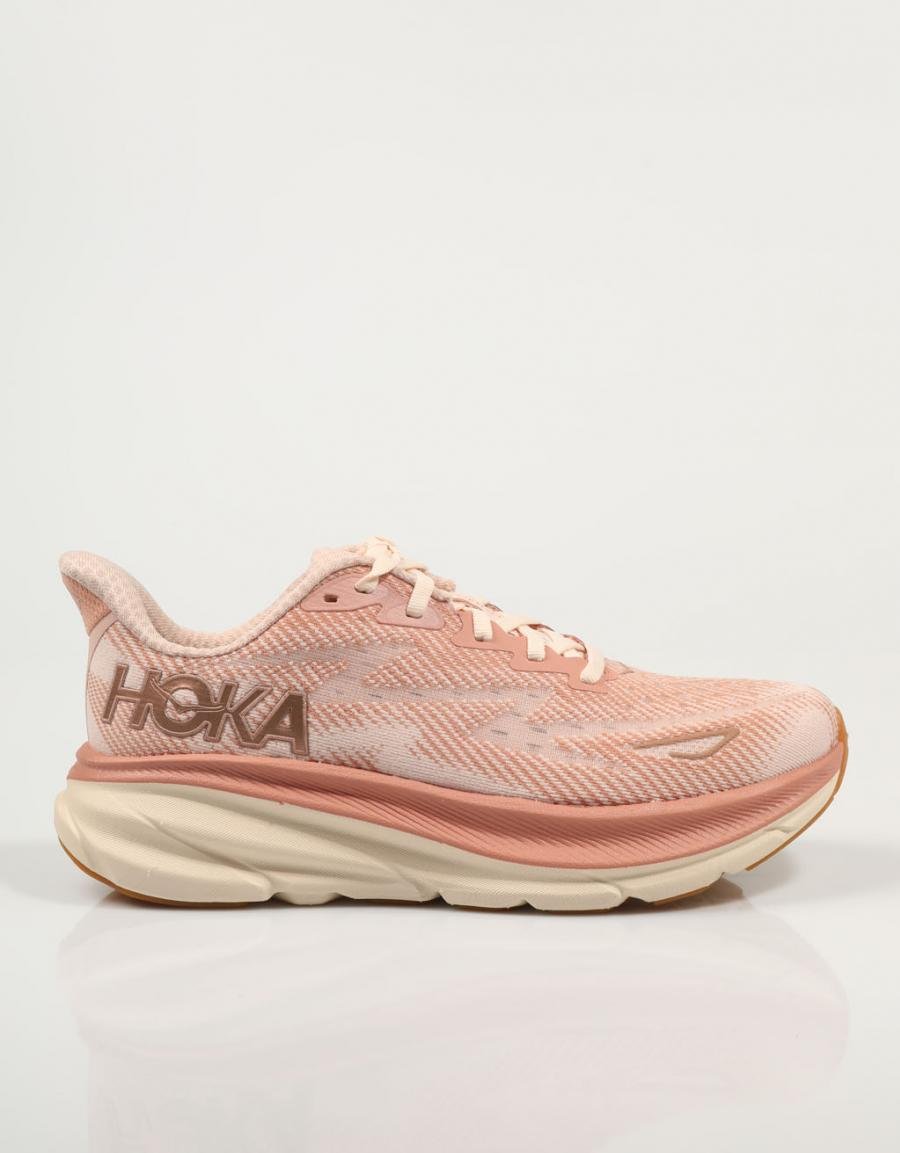 ZAPATILLAS HOKA CLIFTON 9 en color Rosa