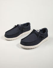 ZAPATOS DUDE WALLY CANVAS en color Azul marino