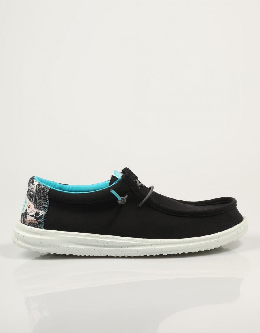 ZAPATILLAS DUDE WALLY H2O TROPICAL en color Negro