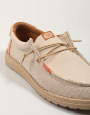 ZAPATOS SPORT DUDE WALLY COASTLINE JUTE en color Beige
