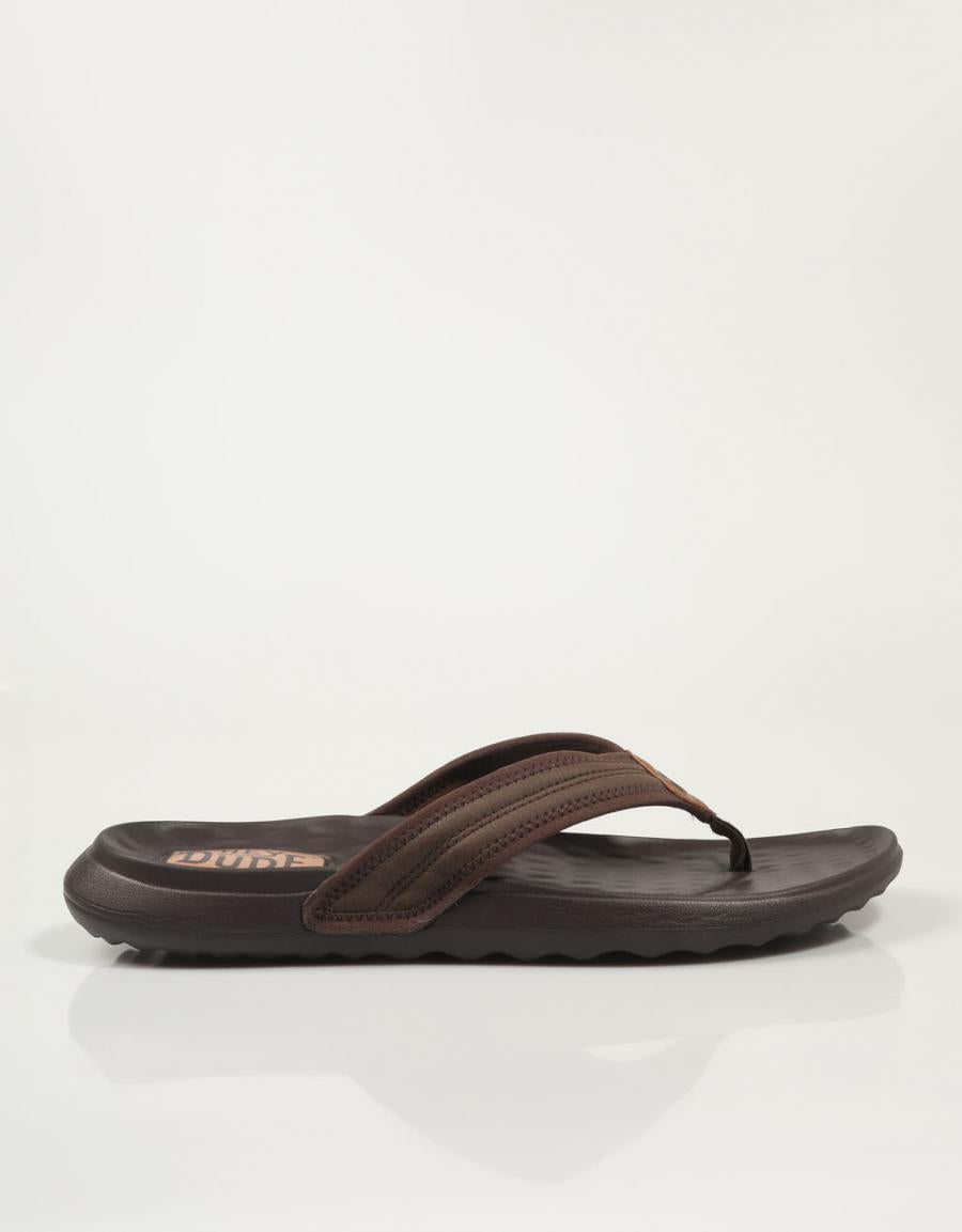 SANDALIAS DUDE MYERS FLIP CLASSIC en color Marron