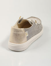 SANDALIAS DUDE WENDY METALLIC SPARKLE en color Rosa