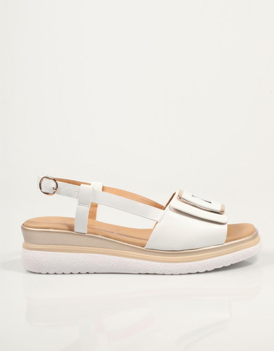 SANDALIAS LA REPO 10410 en color Blanco
