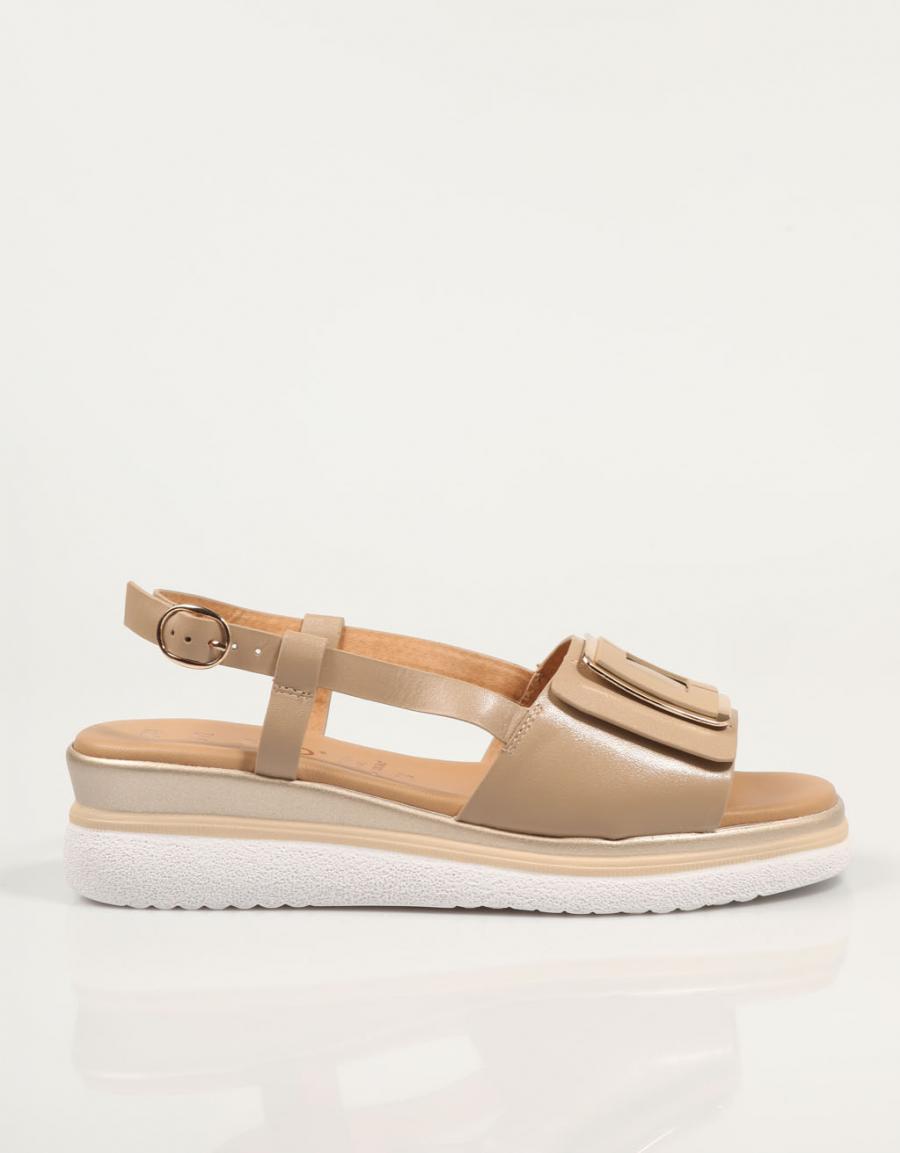 SANDALIAS LA REPO 10410 en color Beige