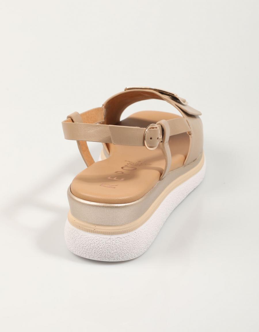 SANDALIAS LA REPO 10410 en color Beige