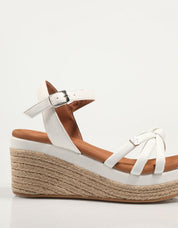 SANDALIAS POPA TAMPA MANCHESTER en color Blanco