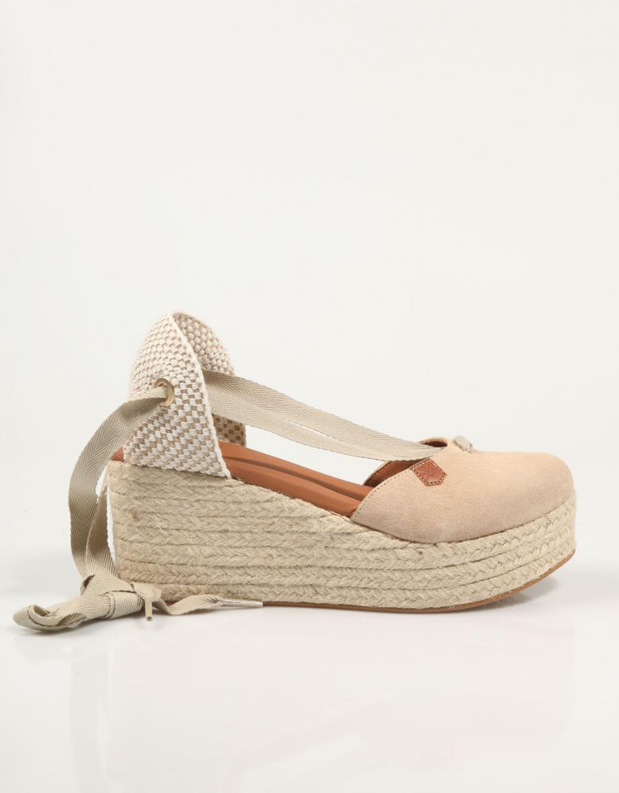 Sandali popa muri serraje in beige