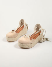 Sandali popa muri serraje in beige