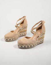 Sandalias 928 em cor bege