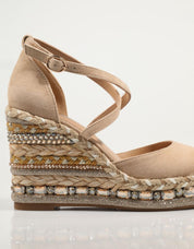 Sandalias 928 em cor bege