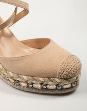 Sandalias 928 em cor bege