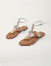 SANDALIAS LAZAMANI LA75452 en color Multicolor