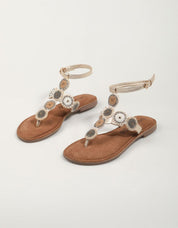 SANDALIAS LAZAMANI LA75452 en color Hielo