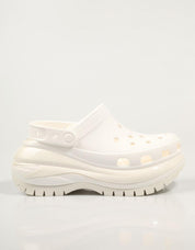 Verstopft CROCS 207988 Klassischer Mega Crush Clog en an Farbe Beige