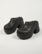 ZUECOS CROCS 208547 SIREN CLOG en color Negro