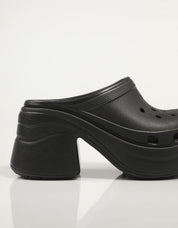 ZUECOS CROCS 208547 SIREN CLOG en color Negro