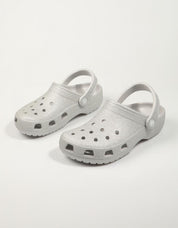 ZUECOS CROCS 205942 CLASSIC GLITTER CLOG en color Plata
