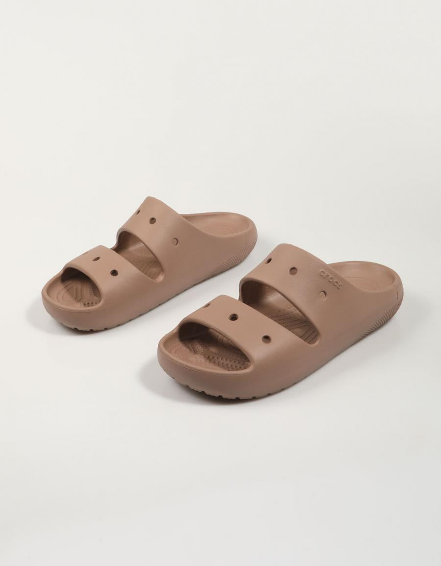 Zuecos Crocs 209403 Klassische Sandale V2 en Farbe Taupe