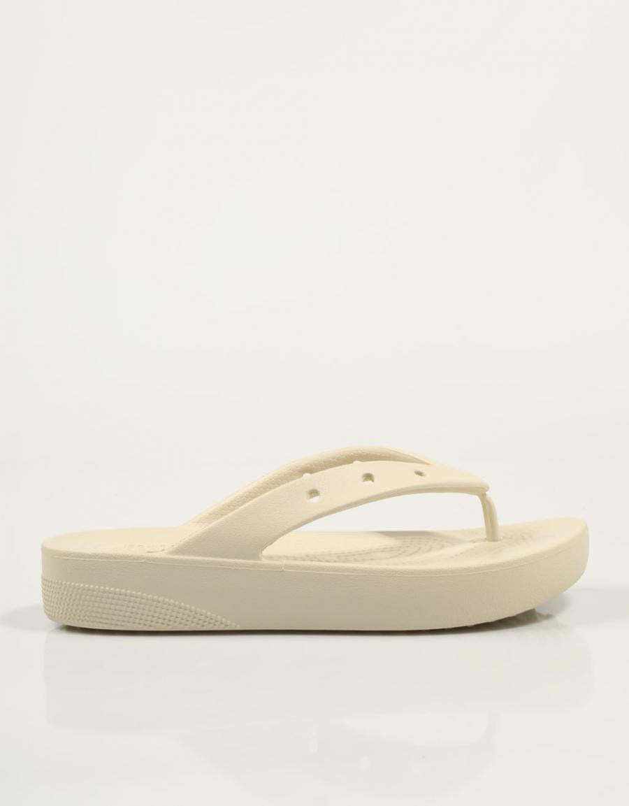 Klassische Plattform Flip W in beige Farbe