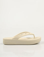 CLASSIC PLATFORM FLIP W in Beige color