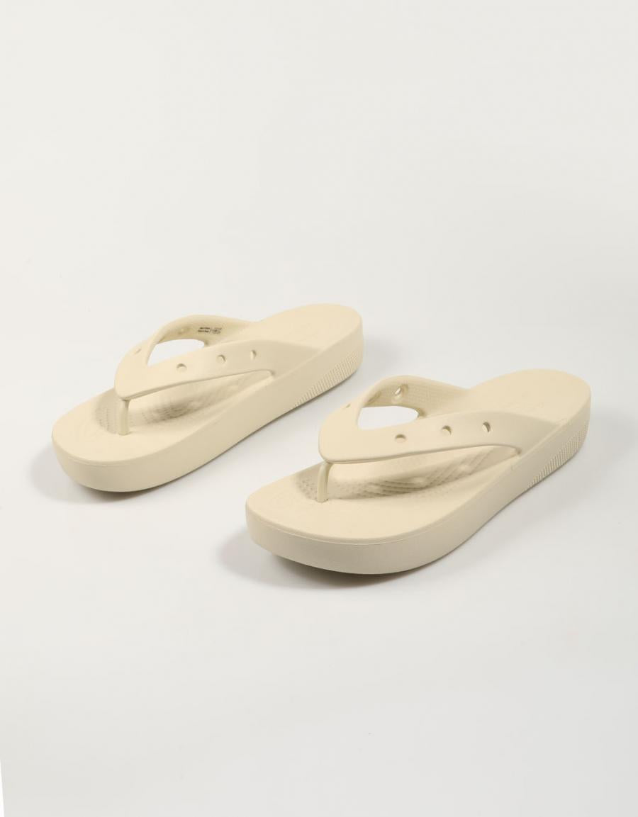Klassische Plattform Flip W in beige Farbe