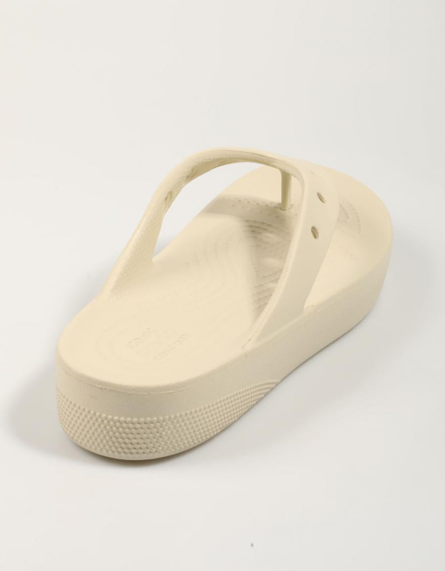 CLASSIC PLATFORM FLIP W in Beige color