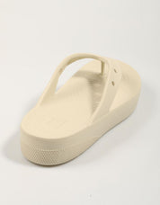 CLASSIC PLATFORM FLIP W in Beige color